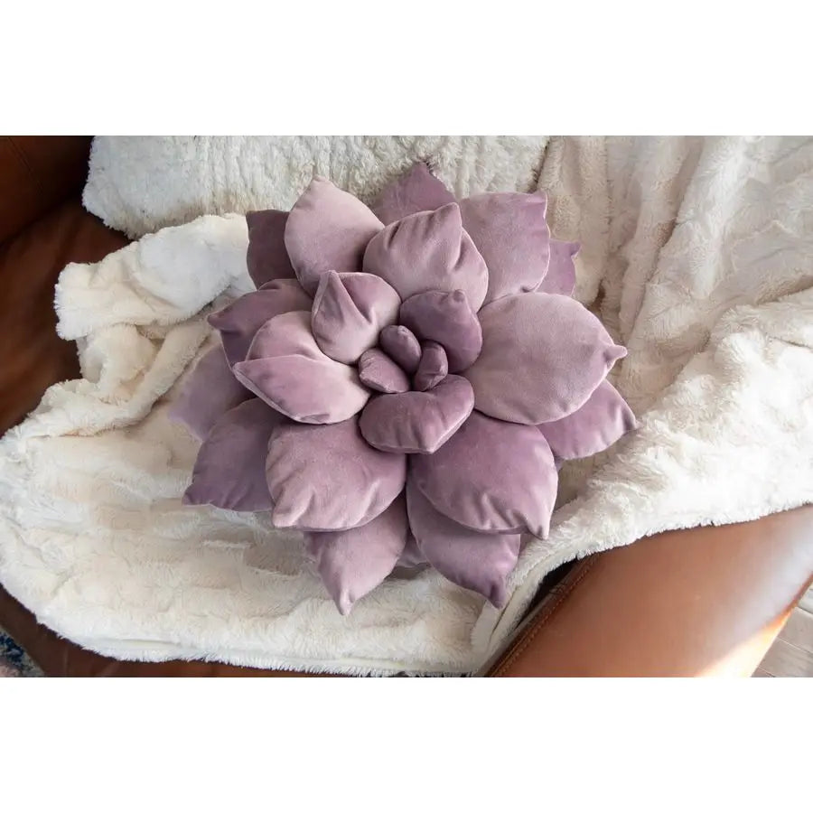 Handstitched Decorative Cactus Flower Pillow, Livingroom, Bedroom
