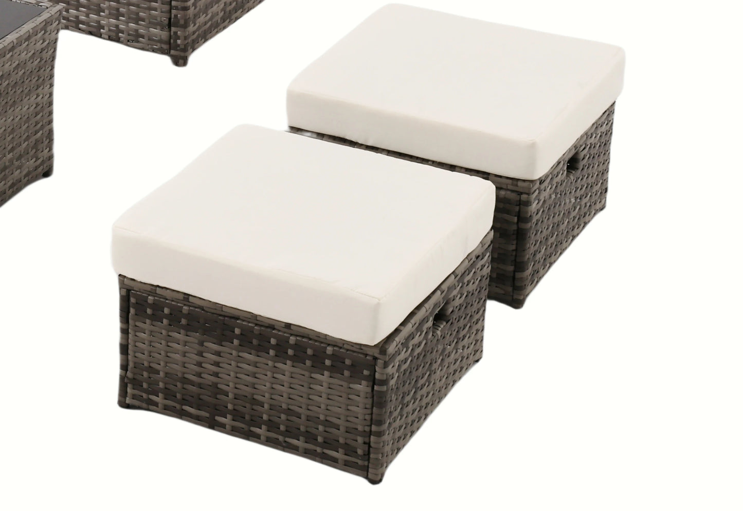 6 Pieces Wicker Outdoor Patio Conversation Set