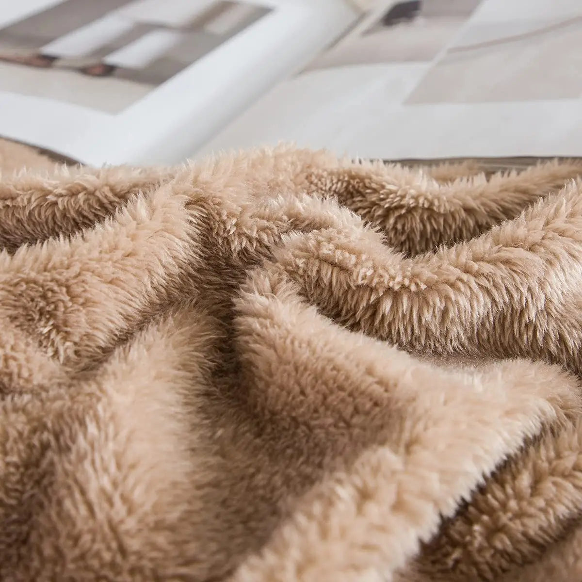 Velvet Shaggy Bedding Duvet Cover Set