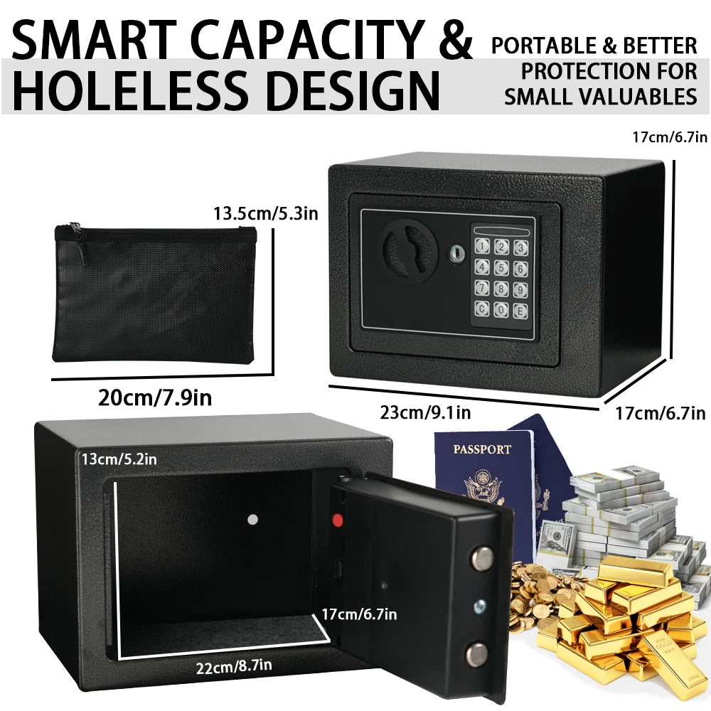 Fireproof Safe with Fireproof Money Bag Sensor