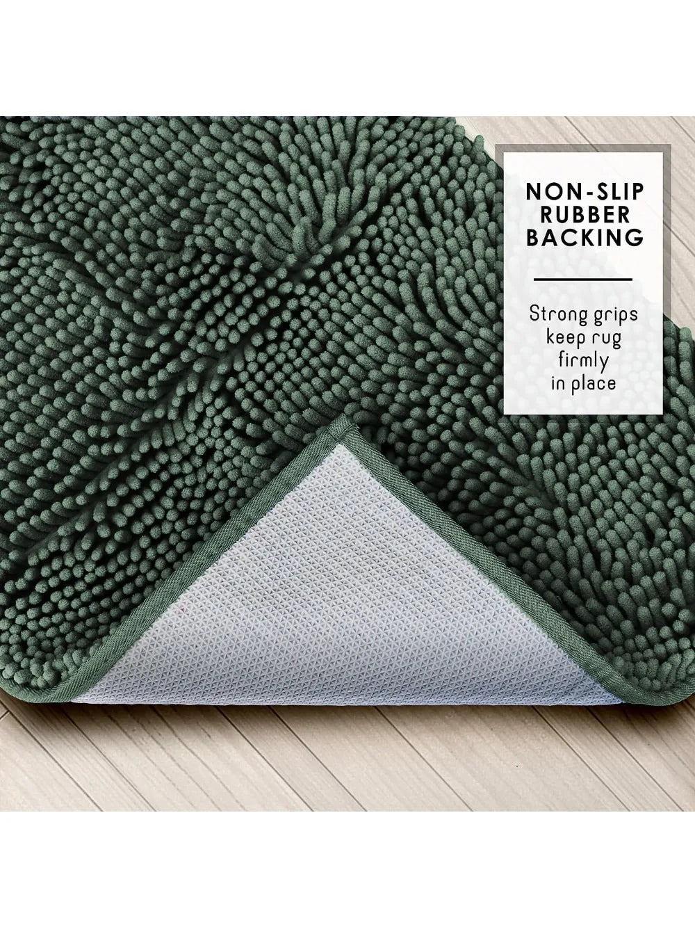 Chenille Bath Mat Set