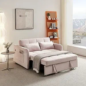 55'' Sofa Pull Out Sleeper Couch