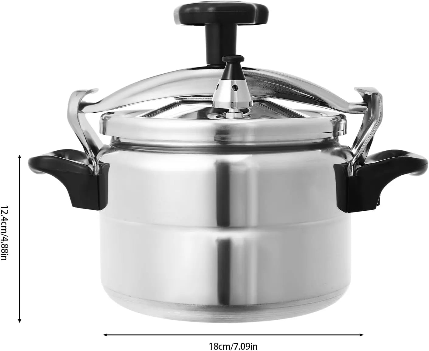 3L/3.17Qt Mini Pressure Cooker Aluminum Alloy