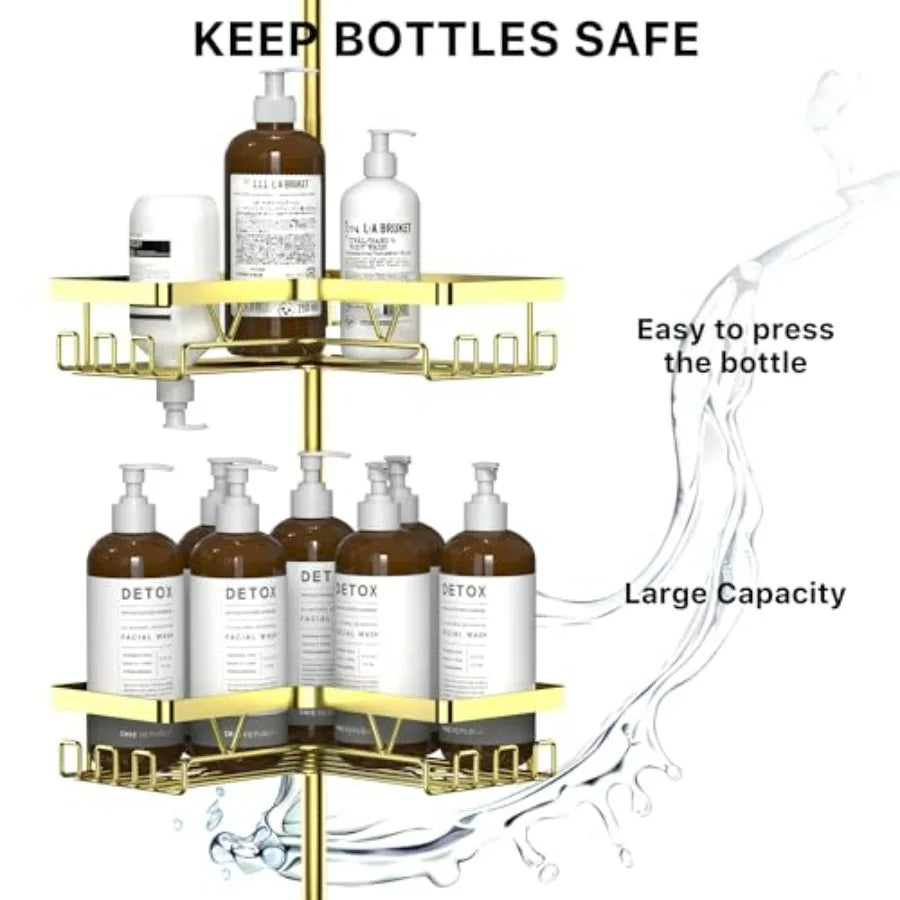 4 Tier Corner Shower Caddy Organizer