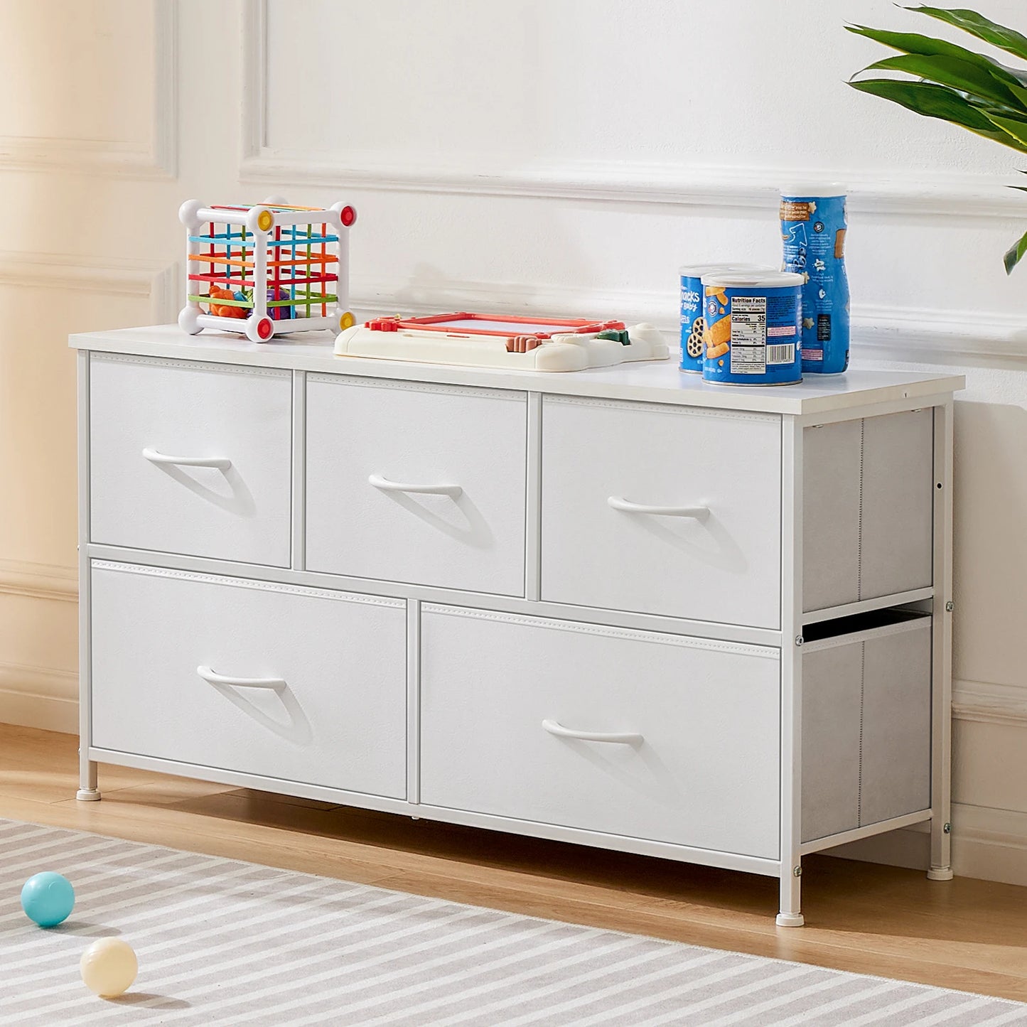 JHK Wardrobe Dresser With 5/7/10, Fabric Drawers