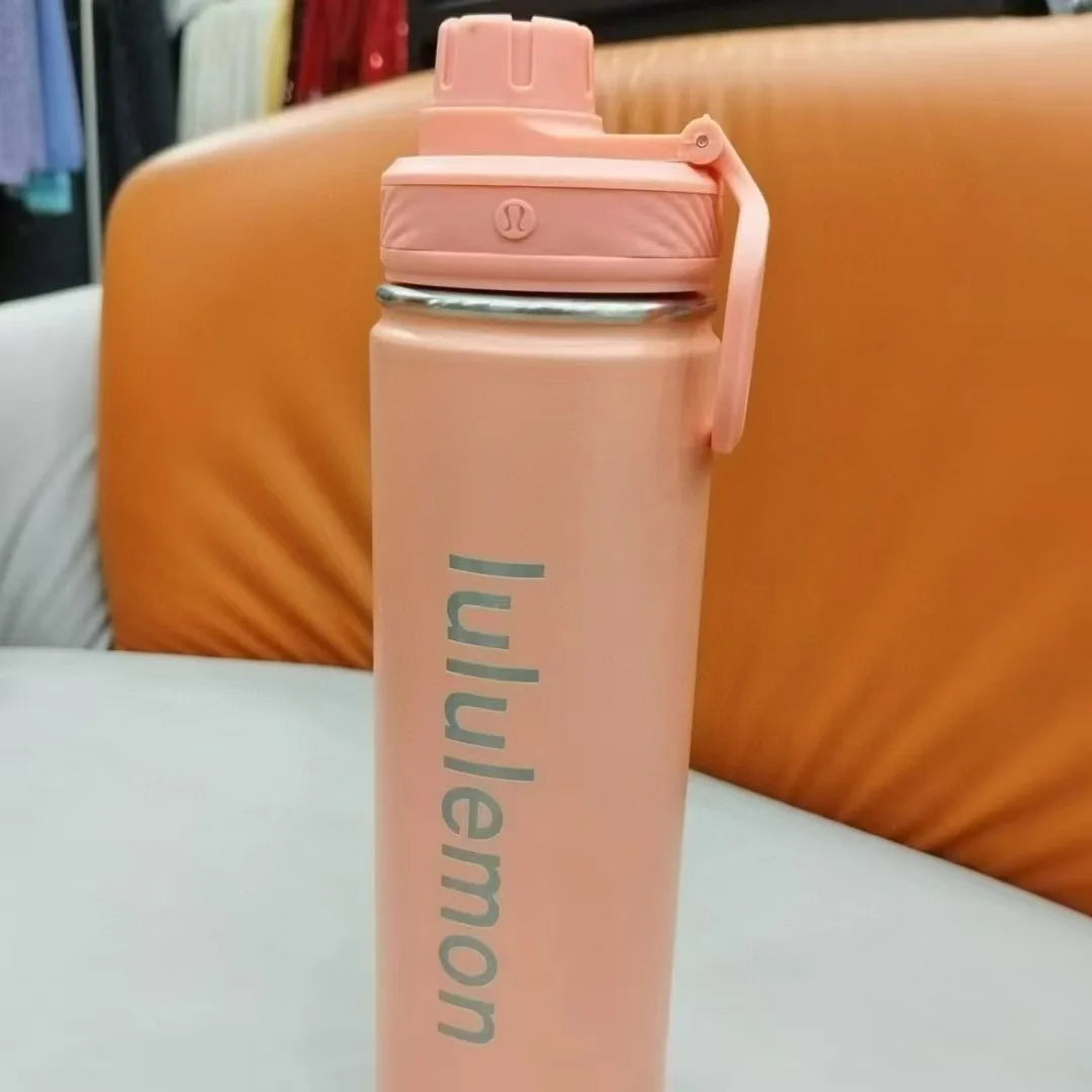Stainless steel double-layer vacuum LULU insulated cup with large capacity outdoor yoga pot