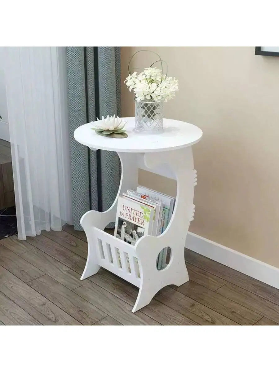 Multi-Functional Bedside Table, Book And Magazine Storage
