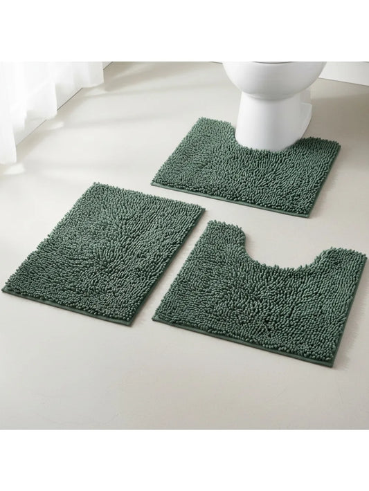 Chenille Bath Mat Set