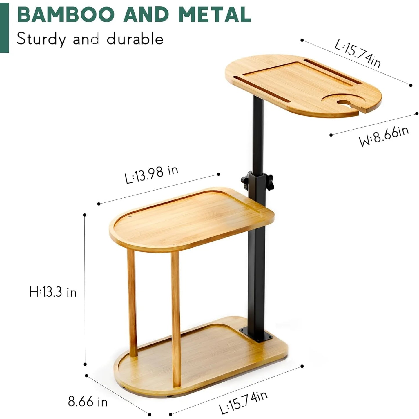 3 Tier Bamboo Bath Tray