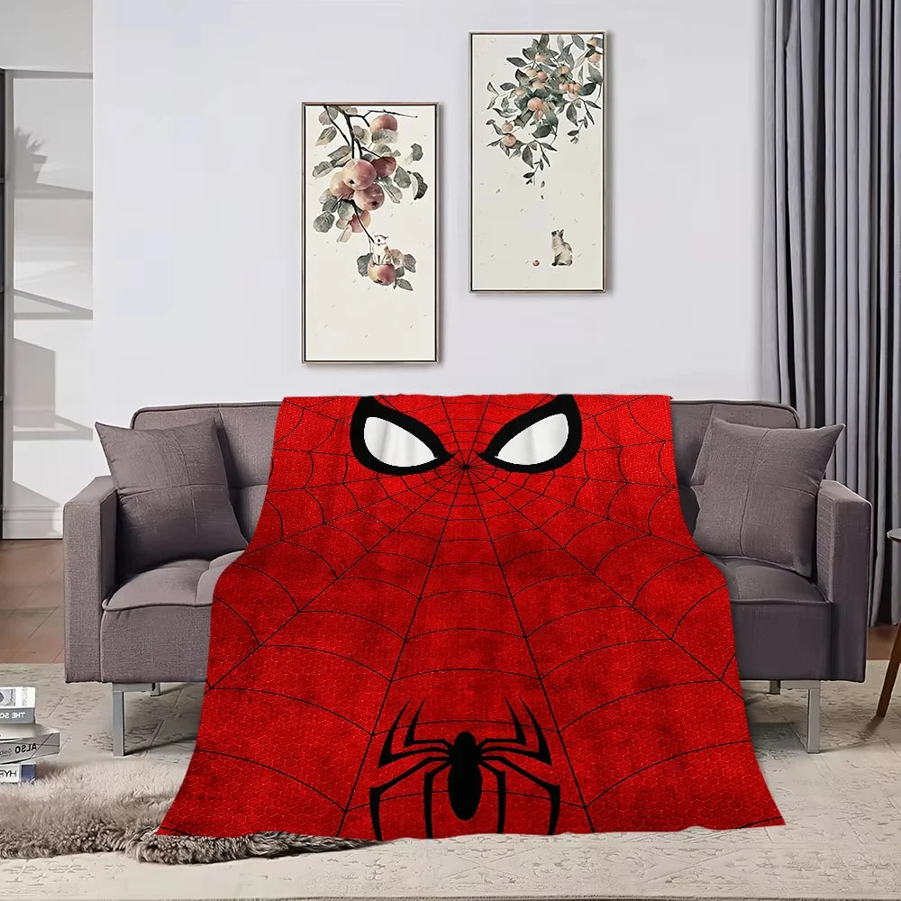 Spider Man Plush Throw, 55"X45", Soft, Warm