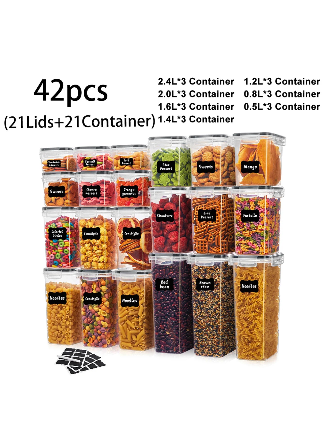 Multi-purpose Airtight, Reusable, Leakproof Food Storage Containers
