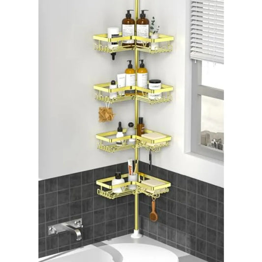 4 Tier Corner Shower Caddy Organizer