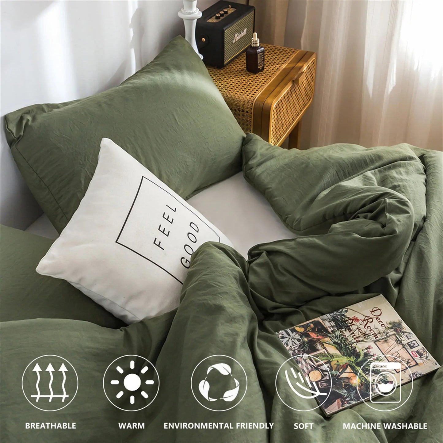 Soft Microfiber Comforter Set