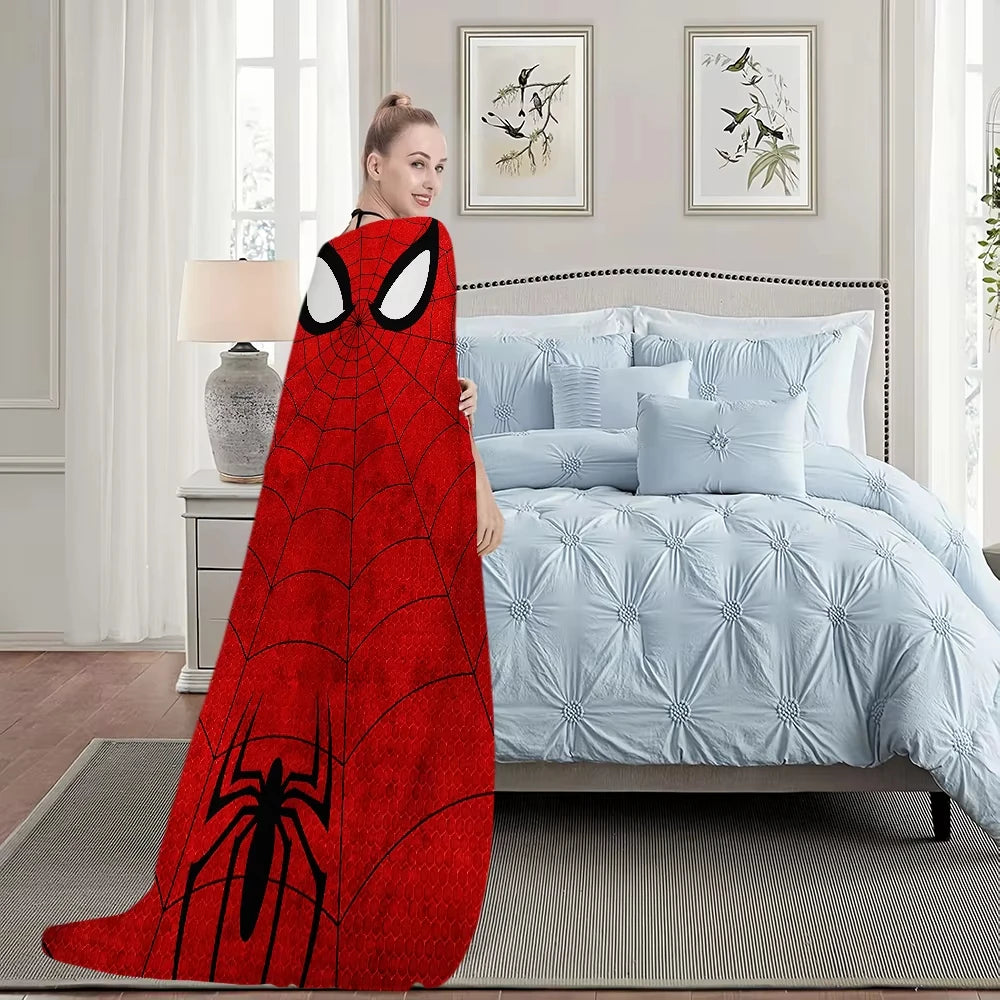 Spider Man Plush Throw, 55"X45", Soft, Warm