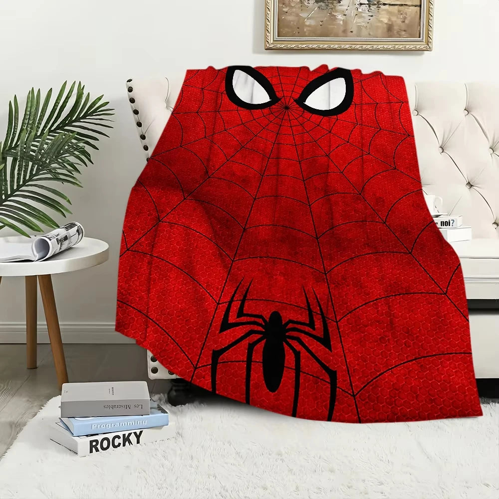 Spider Man Plush Throw, 55"X45", Soft, Warm