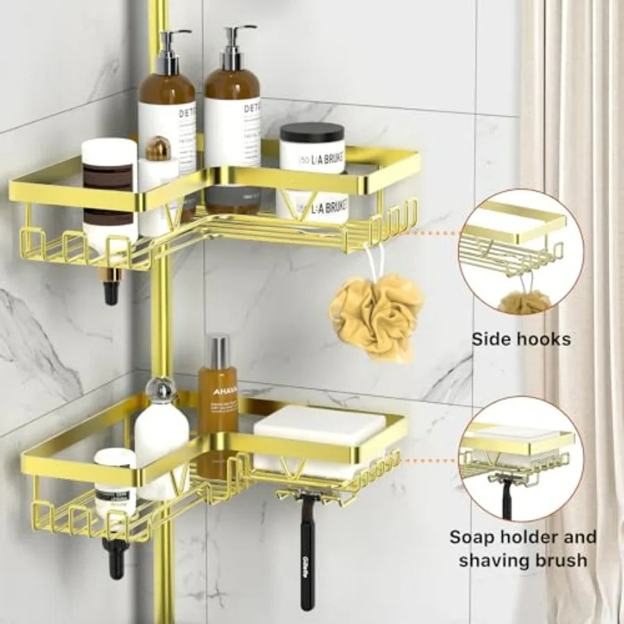 4 Tier Corner Shower Caddy Organizer