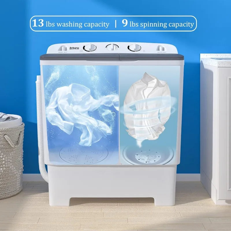 Portable Twin Tub Washing Machine