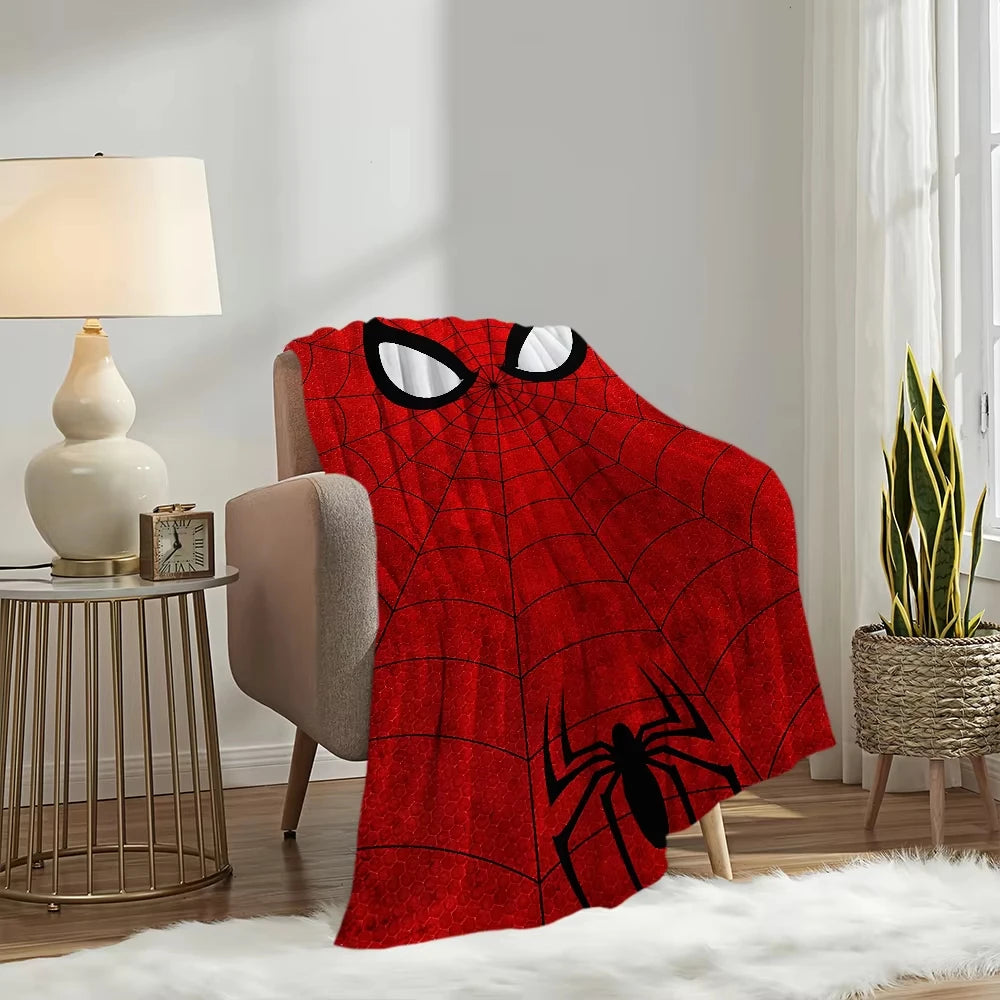 Spider Man Plush Throw, 55"X45", Soft, Warm