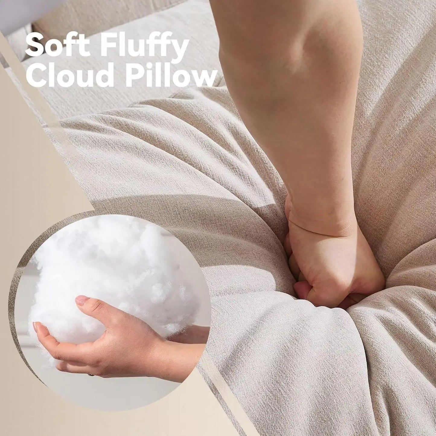 Oversized Modular Sectional Sofa, Cloud, Removable Covers