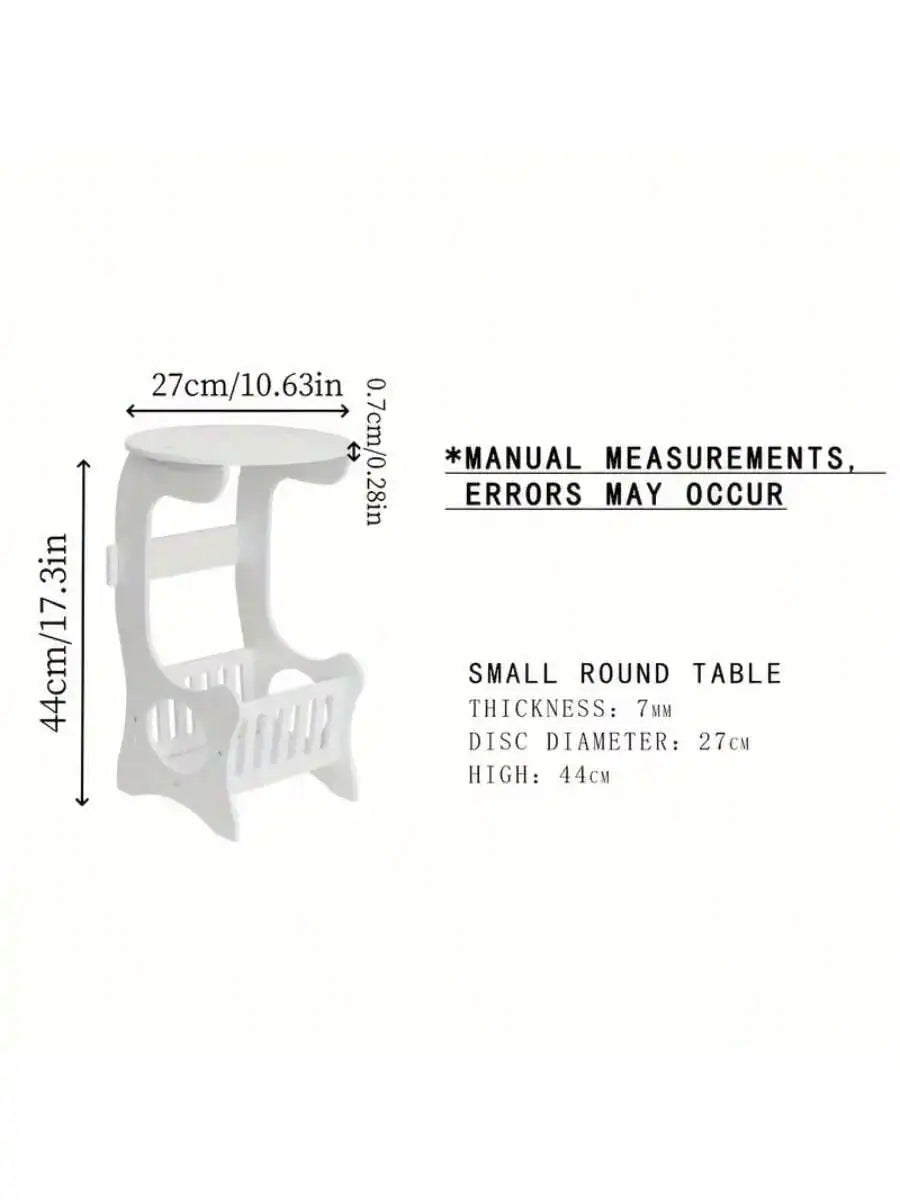 Multi-Functional Bedside Table, Book And Magazine Storage