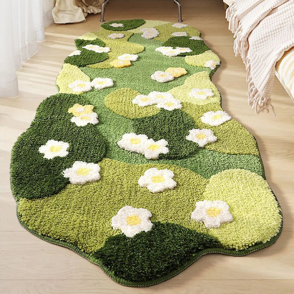 3D Carpet Fluffy Nordic Lawn Moss Rug