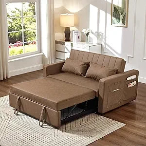 55'' Sofa Pull Out Sleeper Couch