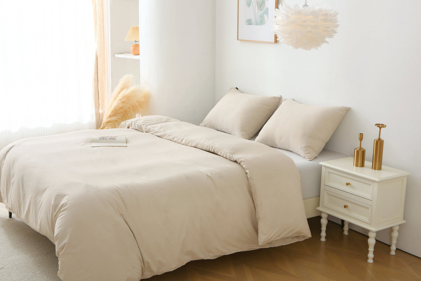 3 Piece Bedding Duvet Cover Set
