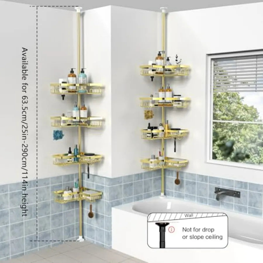 4 Tier Corner Shower Caddy Organizer