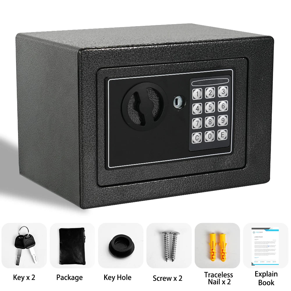 Fireproof Safe with Fireproof Money Bag Sensor