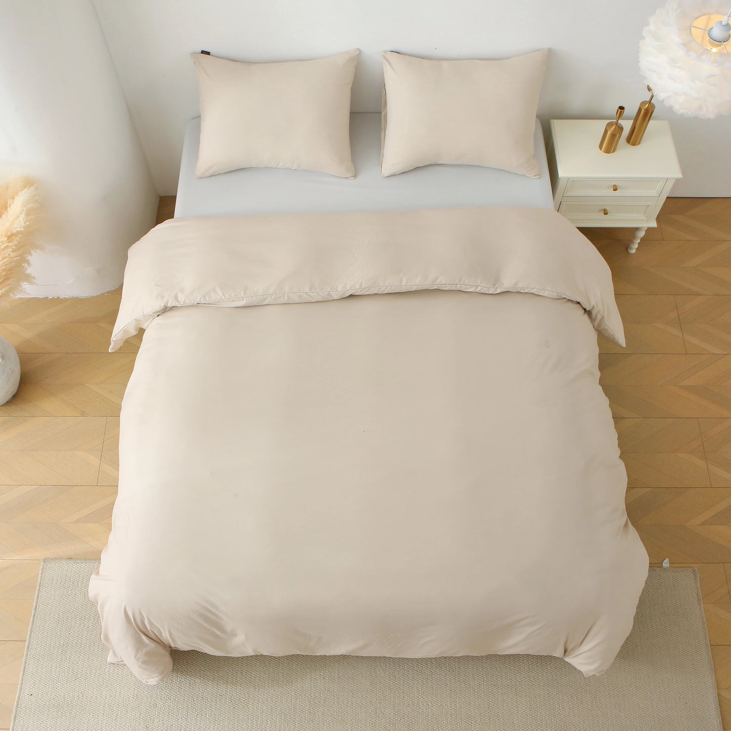 3 Piece Bedding Duvet Cover Set