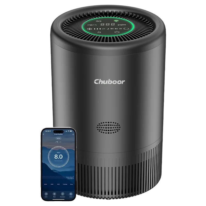Chuboor Smart HEPA Air Purifier, App/Alexa