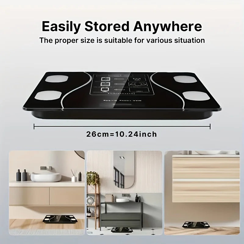 Intelligent Digital Body Scale With Backlit LED