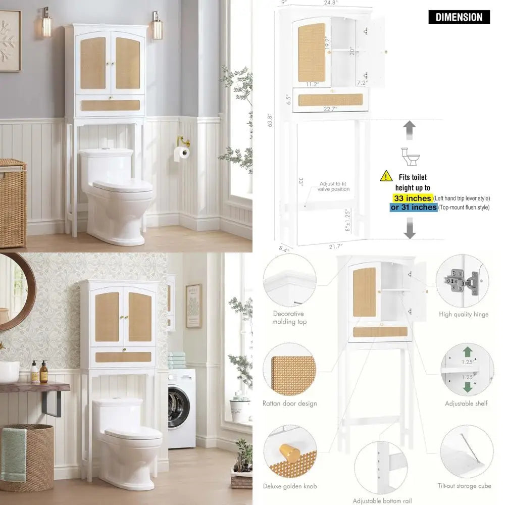 Over-The-Toilet Storage Cabinet