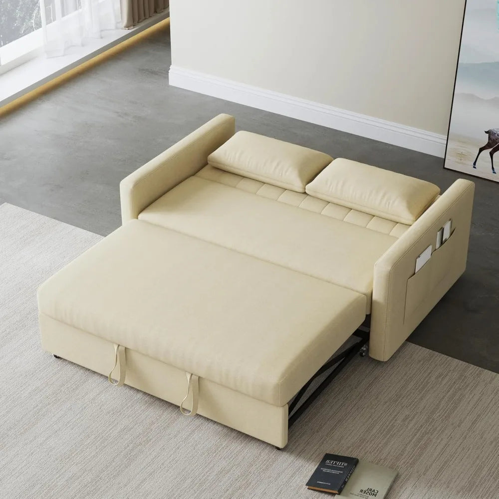 55'' Sofa Pull Out Sleeper Couch