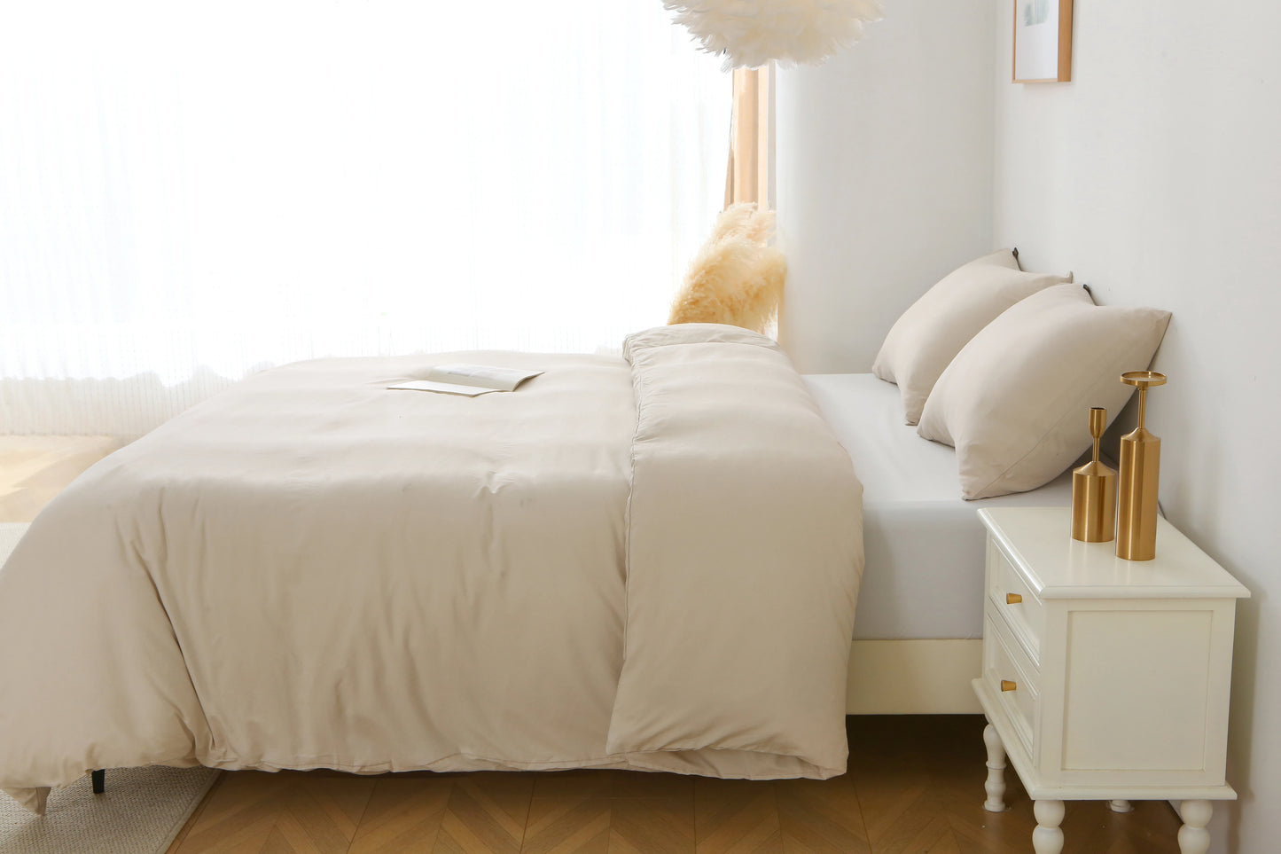 3 Piece Bedding Duvet Cover Set