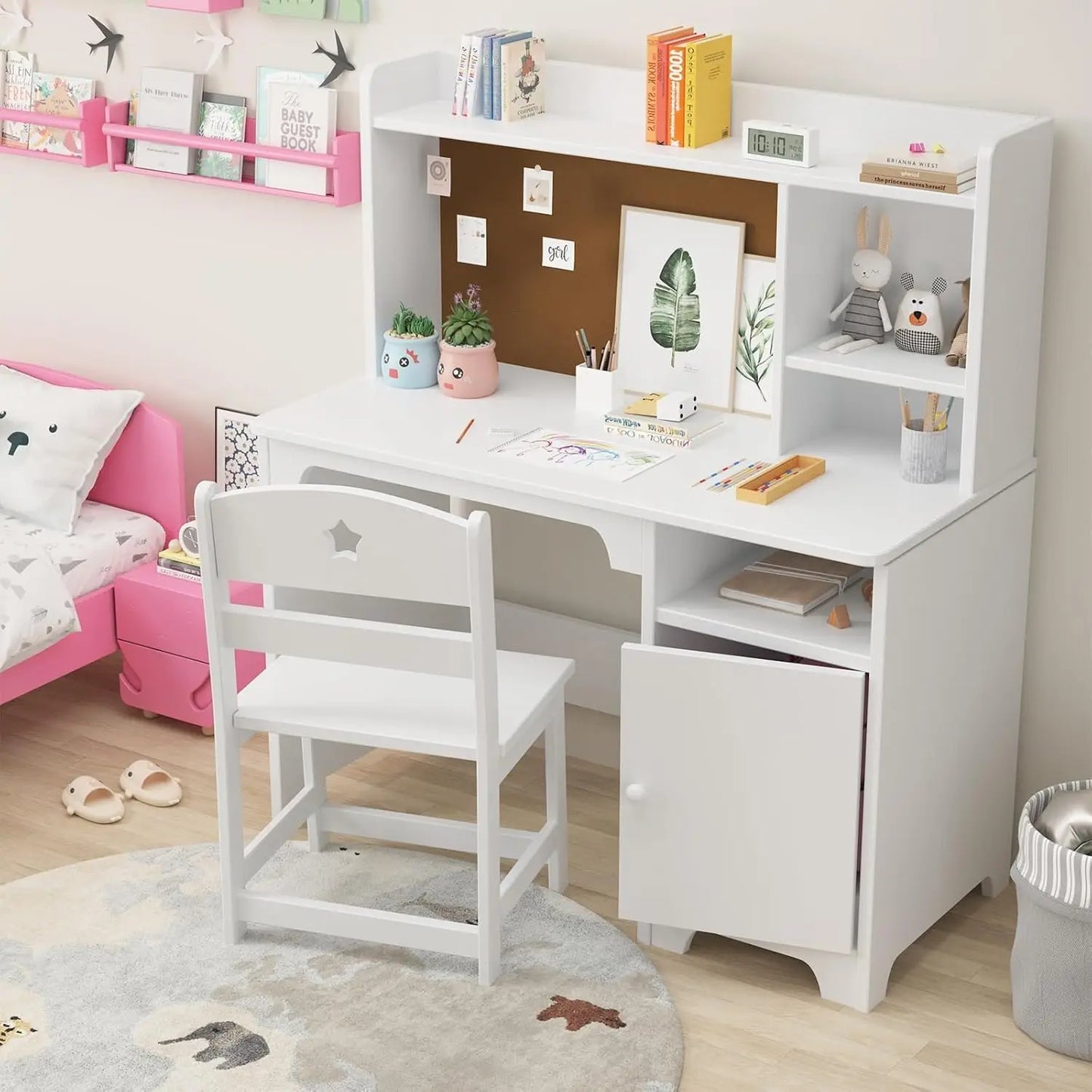 Kids Desk and Chair Student Writing Desk