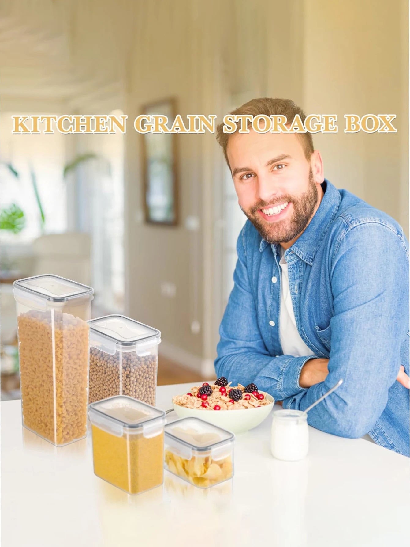 Multi-purpose Airtight, Reusable, Leakproof Food Storage Containers