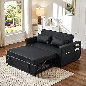 55'' Sofa Pull Out Sleeper Couch
