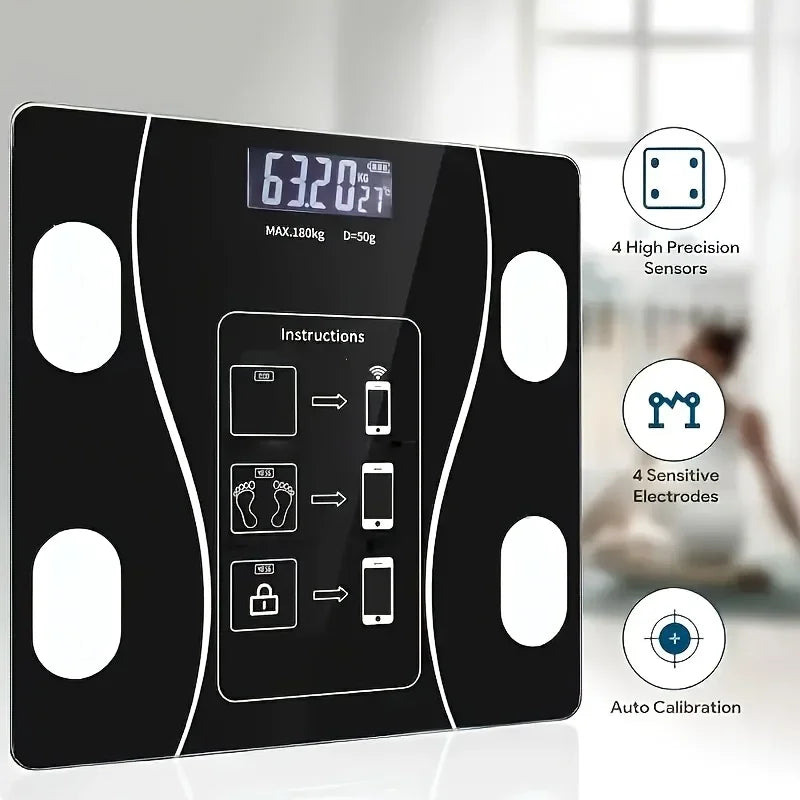 Intelligent Digital Body Scale With Backlit LED