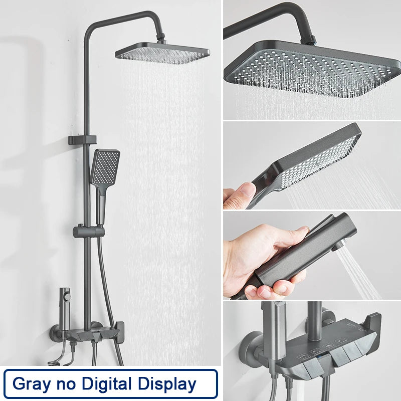 Rozin Smart Digital Display Rainlfall Shower System