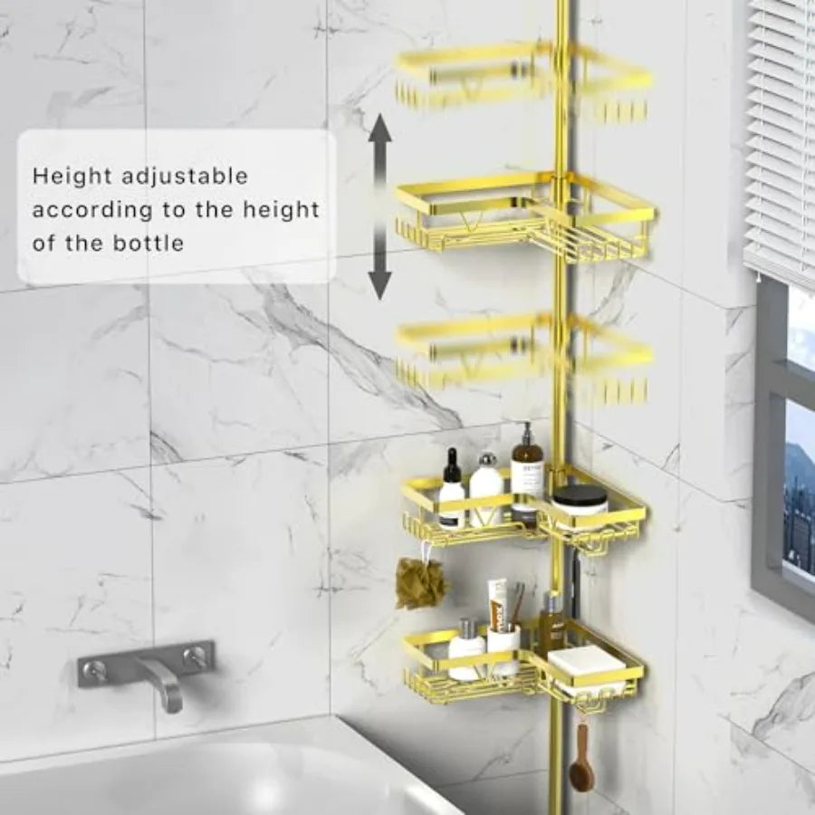 4 Tier Corner Shower Caddy Organizer