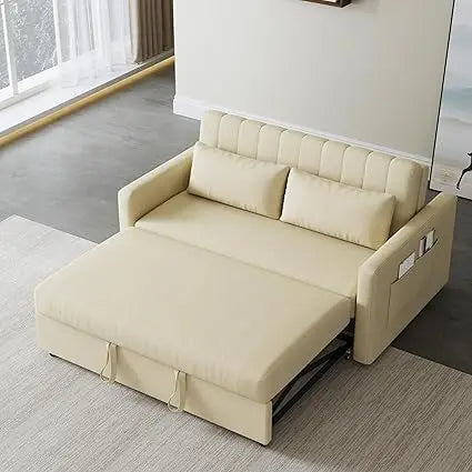 55'' Sofa Pull Out Sleeper Couch