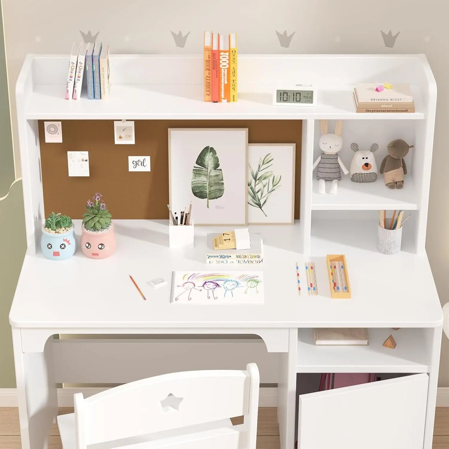 Kids Desk and Chair Student Writing Desk